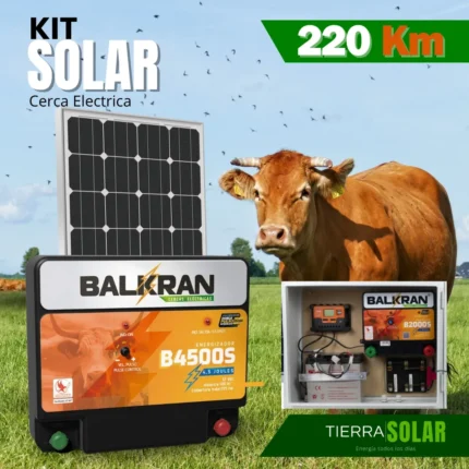 Kit Cerca Eléctrica Solar 220Km