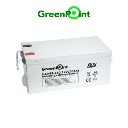 BATERIA 250A 12V GEL GREENPOINT 66KG