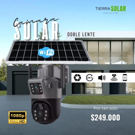 Cámara SOLAR DOBLE LENTE WiFi