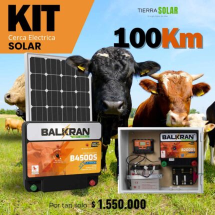 Kit Cerca Eléctrica Solar 100Km