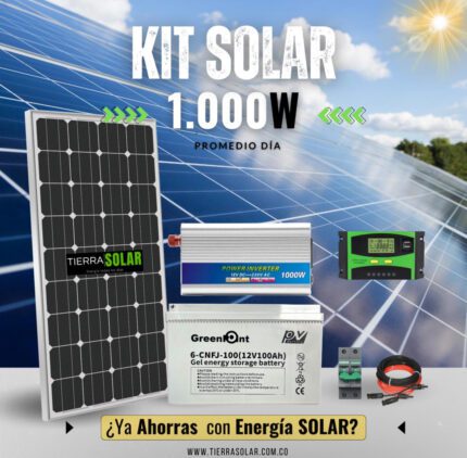 KIT SOLAR 1000W DIA ONDA MODIFICADA