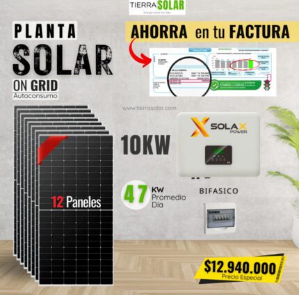 KIT SOLAR 47KW ON GRID