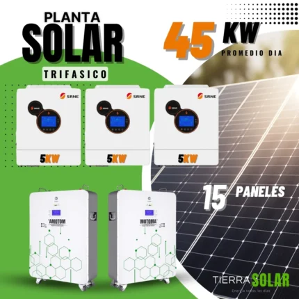 KIT SOLAR 45KW TRIFASICO OFF GRID