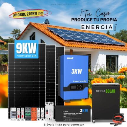 KIT SOLAR 9KW DIA - 110V