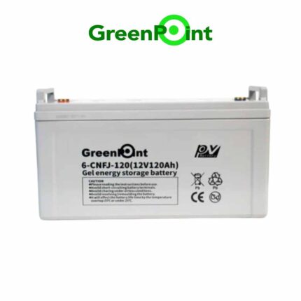 BATERIA 120A 12V GEL GREENPOINT 36KG