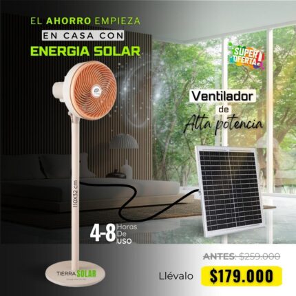 Ventilador Solar CC319