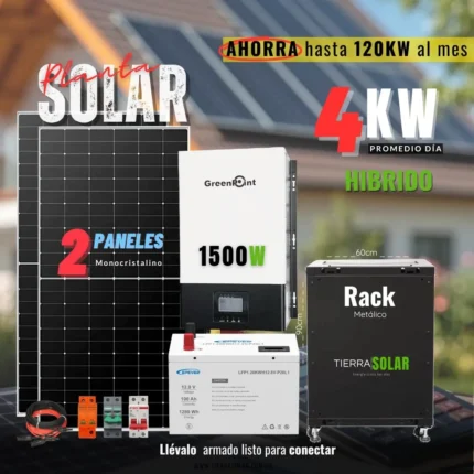 KIT 4KW DIA OFF GRID 110V