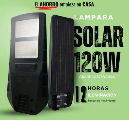 LAMPARA SOLAR 120W Evergreen