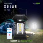 LAMPARA SOLAR EXTERIOR CL-T60