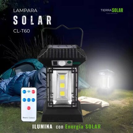 LAMPARA SOLAR EXTERIOR CL-T60