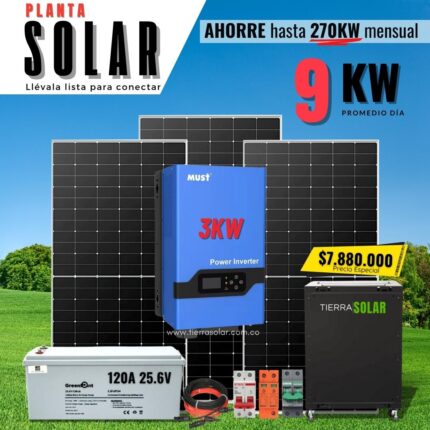 Kit Solar 9KW Off Grid 110V