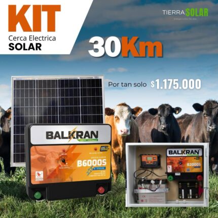 KIT CERCA ELECTRICA SOLAR 30KM
