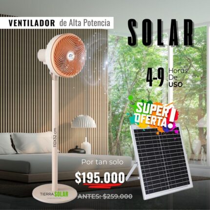 Ventilador Solar CC319