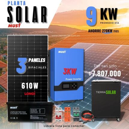 Kit Solar 9KW Off Grid 110V