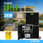 KIT SOLAR 3KW - ONDA PURA