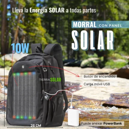Morral con Panel SOLAR