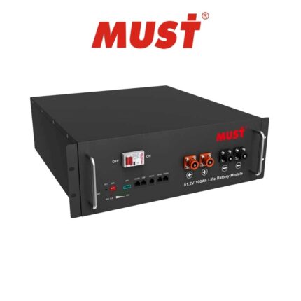 BATERIA LITIO 100A 51.2V MUST RACK