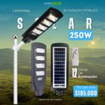 LAMPARA SOLAR 250W JORTAN