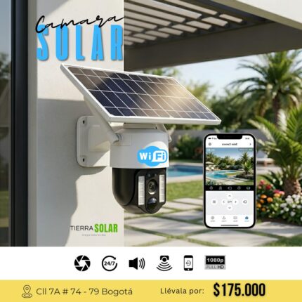 CAMARA SOLAR  1 LENTE - WiFi