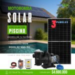 KIT MOTOBOMBA SOLAR - CIRCULACION DE PISCINA