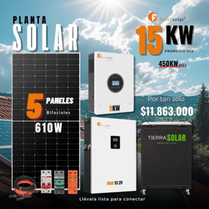 KIT SOLAR 15KW FELICITY HIBRIDO