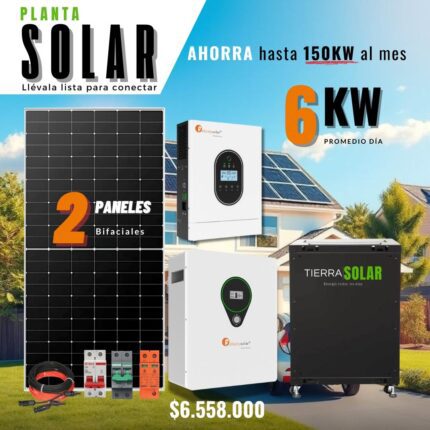 KIT SOLAR 6KW HIBRIDO FELICITY