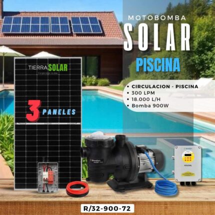 KIT SOLAR MOTO BOMBA PISCINA