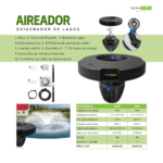 AIREADOR - OXIGENADOR DE LAGOS - 210W 110V