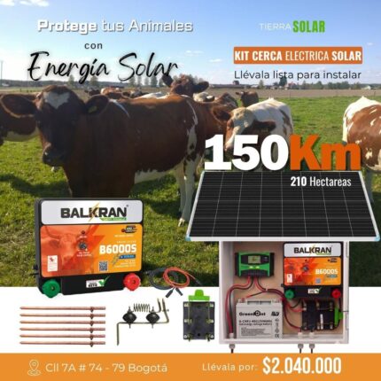 KIT CERCA ELECTRICA SOLAR - 15OKM