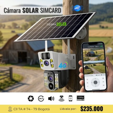 CAMARA SOLAR 4G - SIMCARD