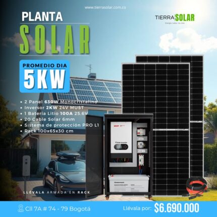 KIT SOLAR 5KW - 110V